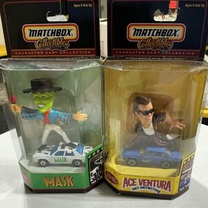 Matchbox Collectibles Character Car Collection The Mask & Ace Ventura Jim Carrey